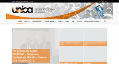 Desktop Screenshot of federazioneunica.it